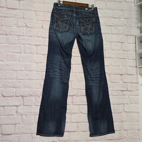 Kut FroM The Cloth So Low Boot Cut  Denim Jeans Size 8 - Picture 9 of 13